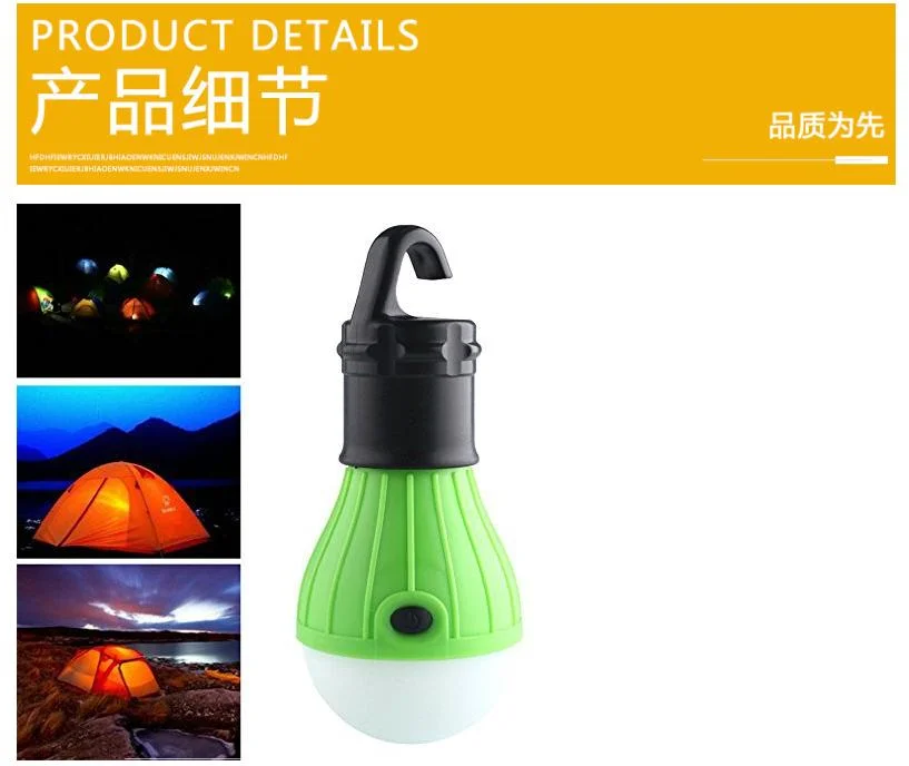 Wholesale Camping Tent Mini Portable Purple Lamp Emergency Decorative Lighting LED Light for Camping
