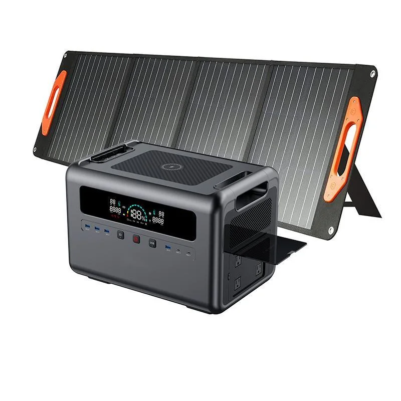 2023 Portable Outdoor High Power Mobile Power 1500W 2000W Camping Solar Charging Station High Quality Emergency Power Supply