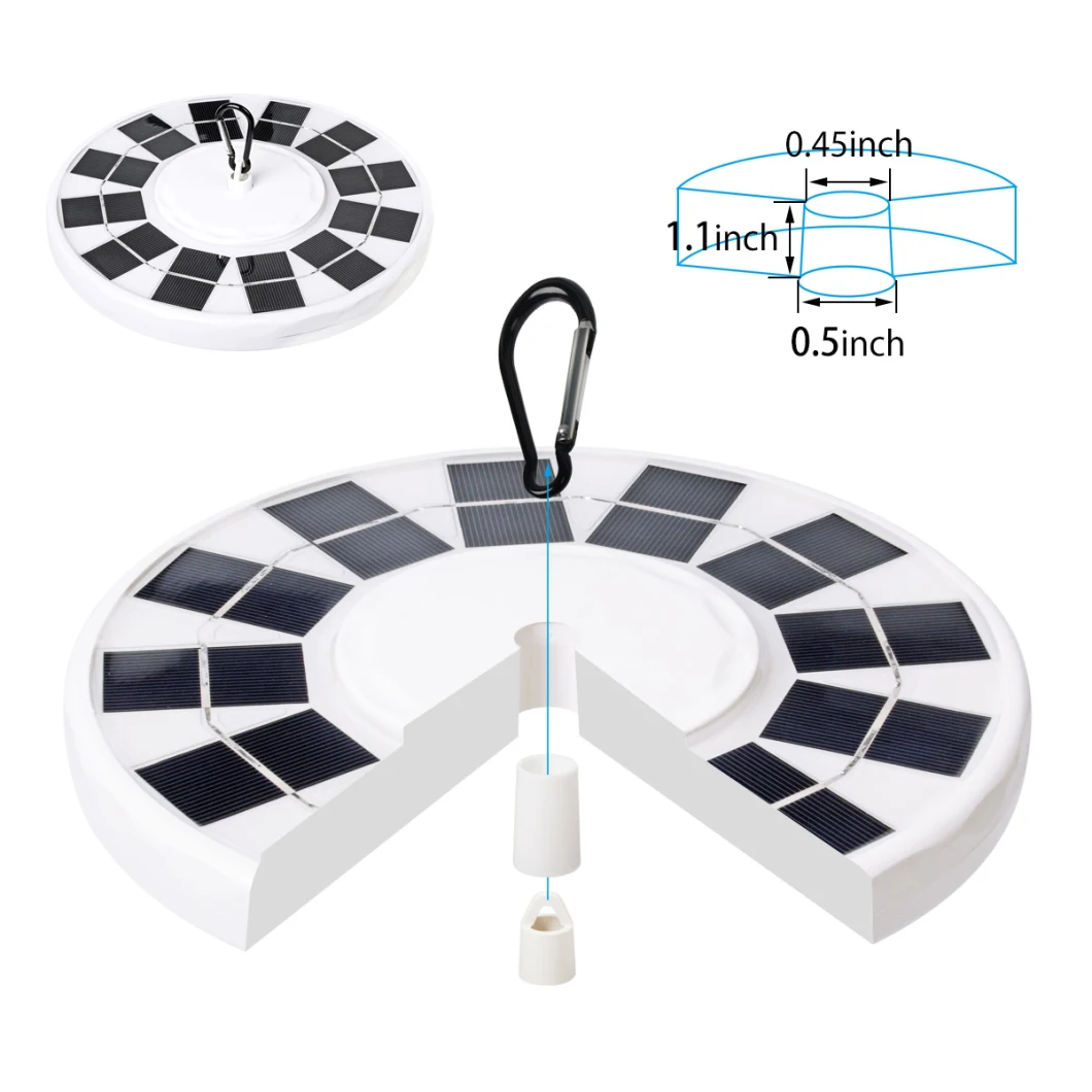 48LED Solar Flagpole Light Solar Tent Light for Camping Amz Hotselling